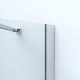 Duschkabine Runddusche 90x90 cm Drehtür Scharnier Dusche viertelkreis aus Sicherheitsglas 6mm mit Lotuseffekt Beschichtung höhe 195cm