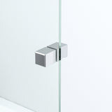 110 x 150 cm Badewannenaufsatz Schiebetür Duschabtrennung Glas Badewanne Duschwand Glaswand Trennwand Glas aus Sicherheitsglas mit Lotuseffekt Beschichtung