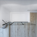 Duschwand Badewanne schwarz Dekor Kariert 150 x 140 cm Badewannenaufsatz 3 Teilig faltbar Duschtrennwand Faltwand Glas Festteil mit Ablage Badewannenfaltwand Dusche 5 mm ESG Klarglas Sicherheitsglas