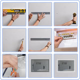 LED-Badspiegel beleuchtet mit Kosmetikspiegel 80x60cm ECHOS Typ D | Touch-Sensor dimmbar, antibeschlagend,Digital Uhr, Kaltweiß 6400K