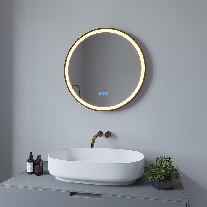 Badspiegel Rund Beleuchtet, Runder Spiegel mit Beleuchtung, Led