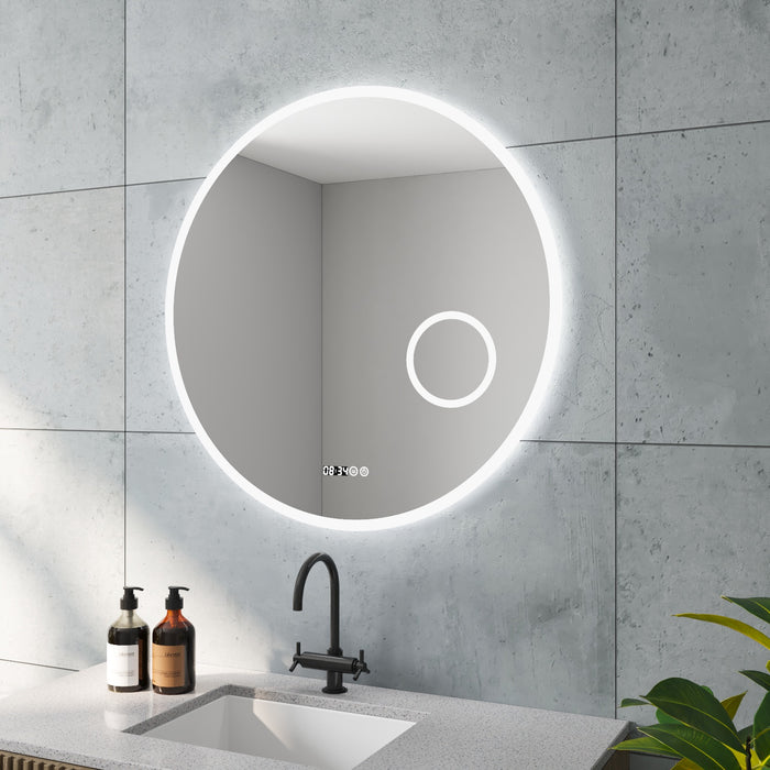 Spiegel Rund beleuchtung LED Badezimmerspiegel - AQUABATOS