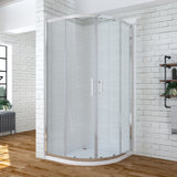Duschkabine 80x80 viertelkreis Runddusche Halbrund Dusche main 1