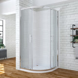 Duschkabine 80x80 viertelkreis Runddusche Halbrund Dusche main 2