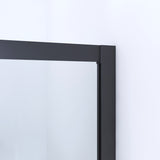 Duschkabine 80x80 viertelkreis schwarz matt rund Dusche aus Sicherheitsglas 5 + 6 mm mit lotuseffekt Beschichtung höhe 195cm
