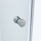 Duschtür Nische rahmenlos Pendeltür Dusche Drehtür Schwingtür Breite 70 75 80 90 100 cm Höhe 187 cm Wandausgleich 15 mm & 5 mm