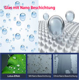 Duschkabine Eckeinstieg 100x90 cm Eckdusche Drehtür Scharnier Dusche aus Sicherheitsglas 6mm mit Lotuseffekt Beschichtung höhe 195cm
