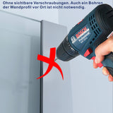 AQUABATOS ESSENS-Serie Duschkabine Viertelkreis mit Drehtüren und Festteilen Echtglas 6mm mit Nano Beschichtung Höhe 195cm