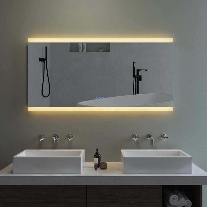 Großer Badspiegel Beleuchtet LED Spiegel für Bad -AQUABATOS