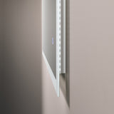 LED Badspiegel Badezimmerspiegel mit Beleuchtung ECHOS-Serie 70x50cm Typ A Dimmbar Touch Schalter Kaltweiß 6400K