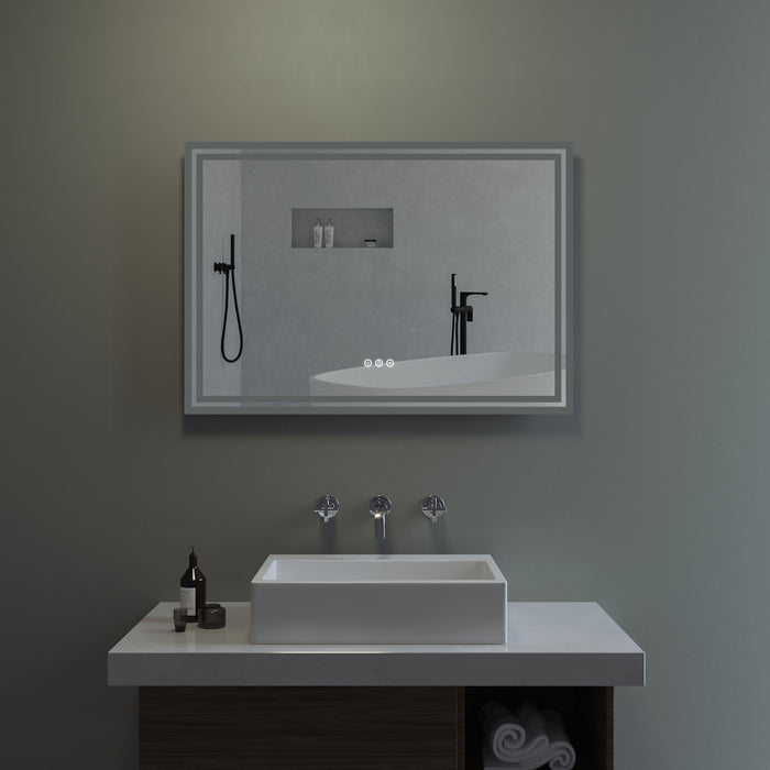 LED Spiegel mit Beleuchtung Licht für Badezimmer -AQUABATOS