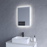 Led Spiegel BOURGES-Serie 50x70cm Typ B Kaltweiß 6400K Touch Schalter Dimmbar Anti-Beschlag