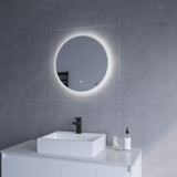 Spiegel Rund beleuchtung LED Badezimmerspiegel 60cm JALTAS Typ B | Touch Sensor Dimmbar Antibeschlag Kaltweiß 6400K
