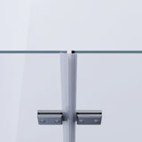 Duschfaltwand Drehfalttür klappbare Duschwand Glas Dusche faltbar 75cm main7