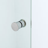 Duschwand Glas faltbar Walkin begehbare Dusche mit Falttür Duschabtrennung Glasduschwand aus Sicherheitsglas (ESG) 5 mm Höhe 187 cm