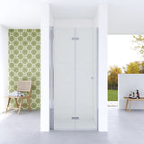 Duschtür Nische Nischentür Dusche Falttür Breite 70 75 80 90 100 120 cm Höhe 187 cm Wandausgleich 15 mm & 5 mm