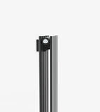 AQUABATOS Paneelheizkörper Mittelanschluss Antrazit Doppellagig 1800x304mm Vertikal 981 Watt