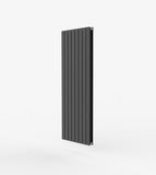 AQUABATOS Paneelheizkörper Mittelanschluss Antrazit Doppellagig 1800x608mm Vertikal 1961 Watt