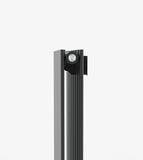 AQUABATOS Paneelheizkörper Mittelanschluss Antrazit Doppellagig 1800x608mm Vertikal 1961 Watt