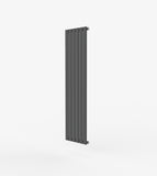 AQUABATOS Paneelheizkörper Mittelanschluss Antrazit Einlagig 1800x456mm Vertikal 818 Watt