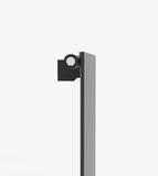 AQUABATOS Paneelheizkörper Mittelanschluss Antrazit Einlagig 1800x532mm Vertikal 1226 Watt
