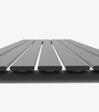 AQUABATOS Paneelheizkörper Mittelanschluss Antrazit Einlagig 1800x532mm Vertikal 1226 Watt