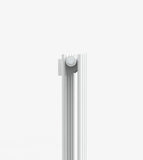 AQUABATOS Paneelheizkörper Mittelanschluss Weiß Doppellagig 1800x304mm Vertikal 981 Watt