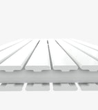 AQUABATOS Paneelheizkörper Mittelanschluss Weiß Doppellagig 1800x608mm Vertikal 1961 Watt