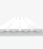 AQUABATOS Paneelheizkörper Mittelanschluss Weiß Einlagig 1800x304mm Vertikal 545 Watt
