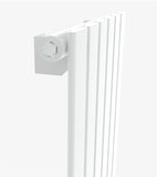 AQUABATOS Paneelheizkörper Mittelanschluss Weiß Einlagig 1800x456mm Vertikal 818 Watt