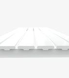 AQUABATOS Paneelheizkörper Mittelanschluss Weiß Einlagig 1800x456mm Vertikal 818 Watt