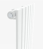 AQUABATOS Paneelheizkörper Mittelanschluss Weiß Einlagig 1800x532mm Vertikal 1226 Watt