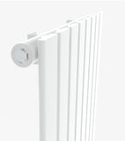 AQUABATOS Paneelheizkörper Mittelanschluss Weiß Einlagig 1800x608mm Vertikal 1716 Watt